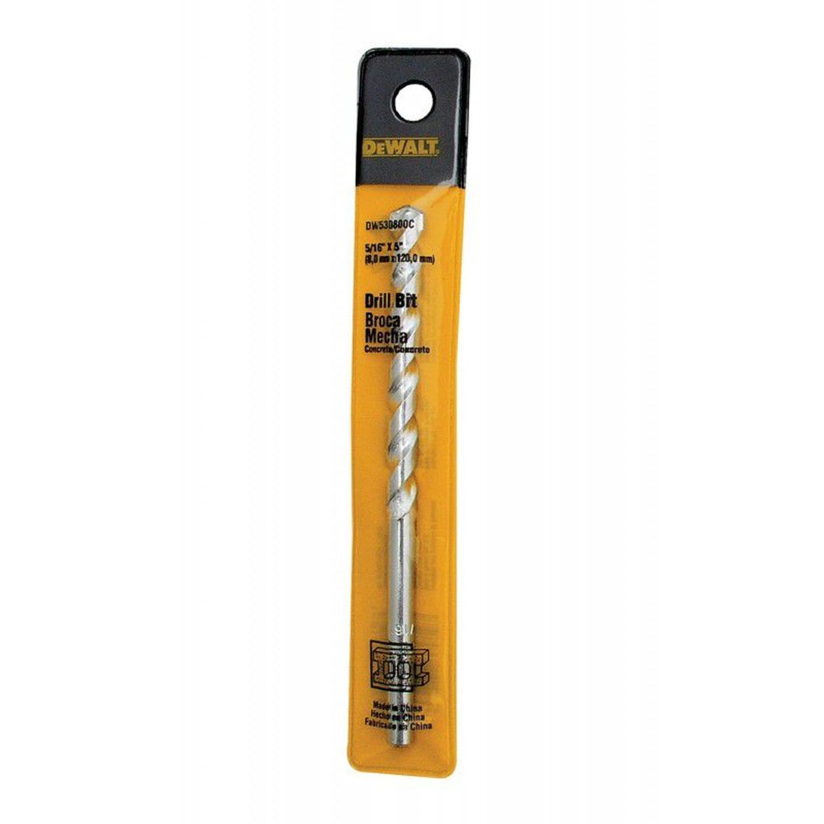 DEWALT - BROCA PARA MURO 5/16" X 5" DW530800C