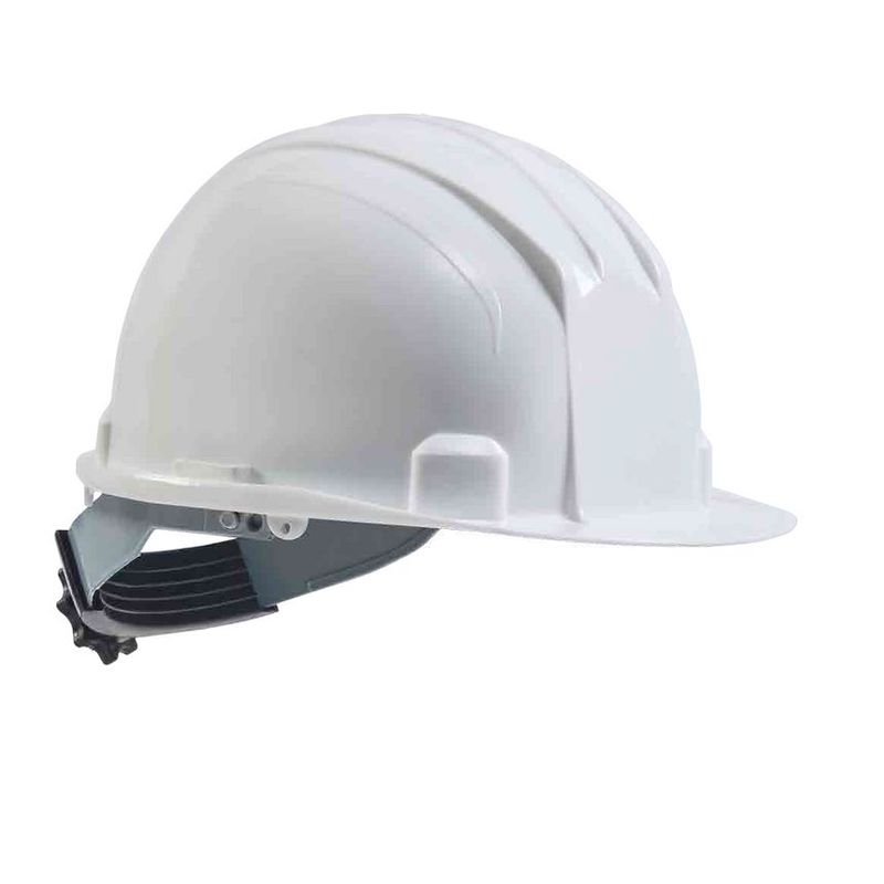 STEELPRO - CASCO BLANCO ECO TIPO I CLASE E CON RACHET