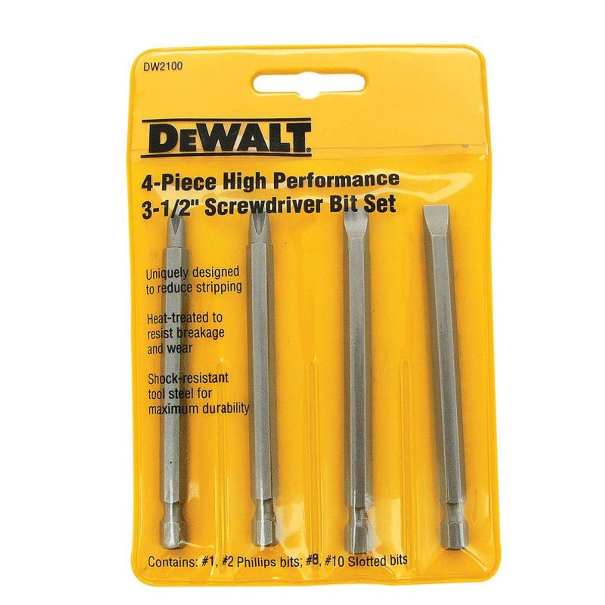 DEWALT - PUNTAS PALA Y ESTRELLA PARA TALADRO 3.1/2"JGO 4PZS