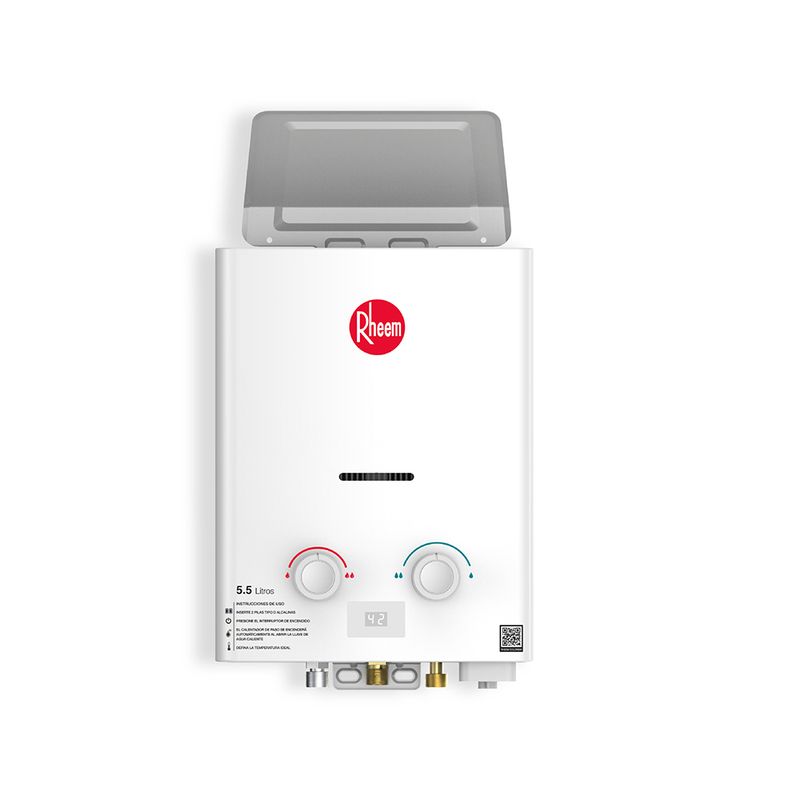 RHEEM - Calentador De Agua 5.5lt Gas Natural Tiro Natural Rheem