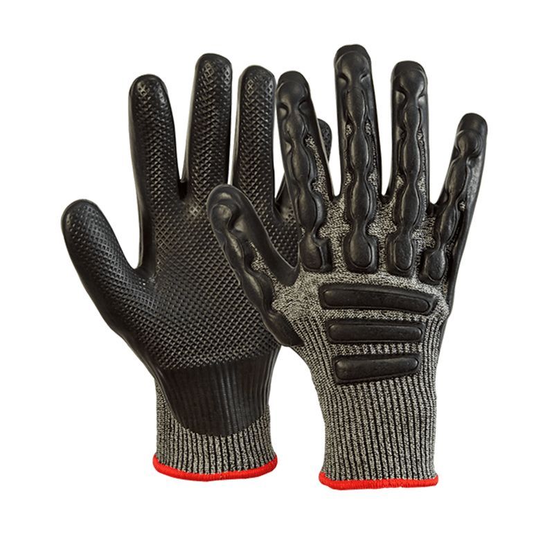 STEELPRO - GUANTE IMPACT PALMA LATEX CUT-5 T-S