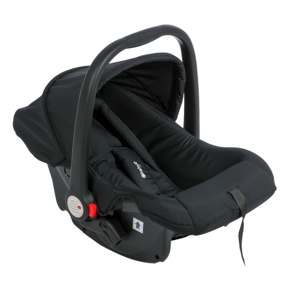 EBABY - Coche Maleta + Portabebé HAPPY TRAVEL EB198 - NEGRO