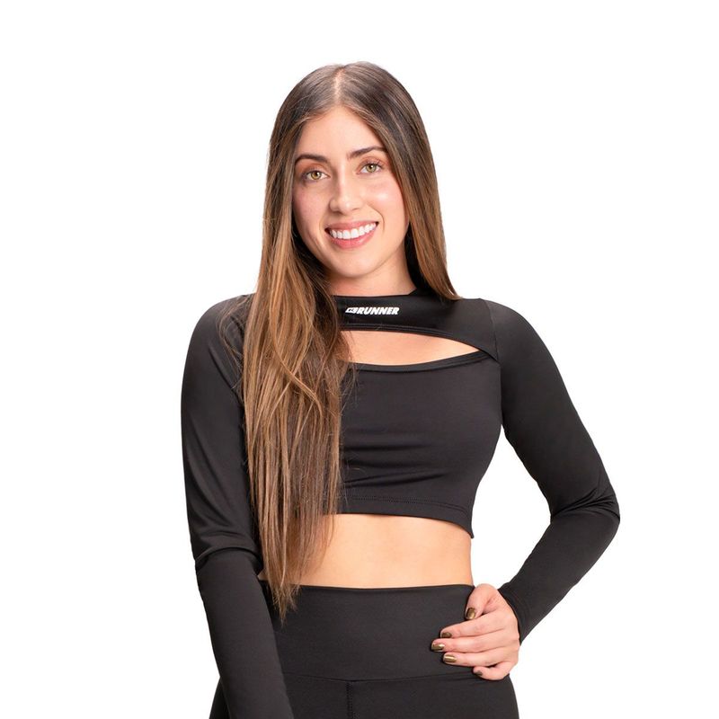 KRUNNER - Top deportivo Black fit  para mujer kunner.