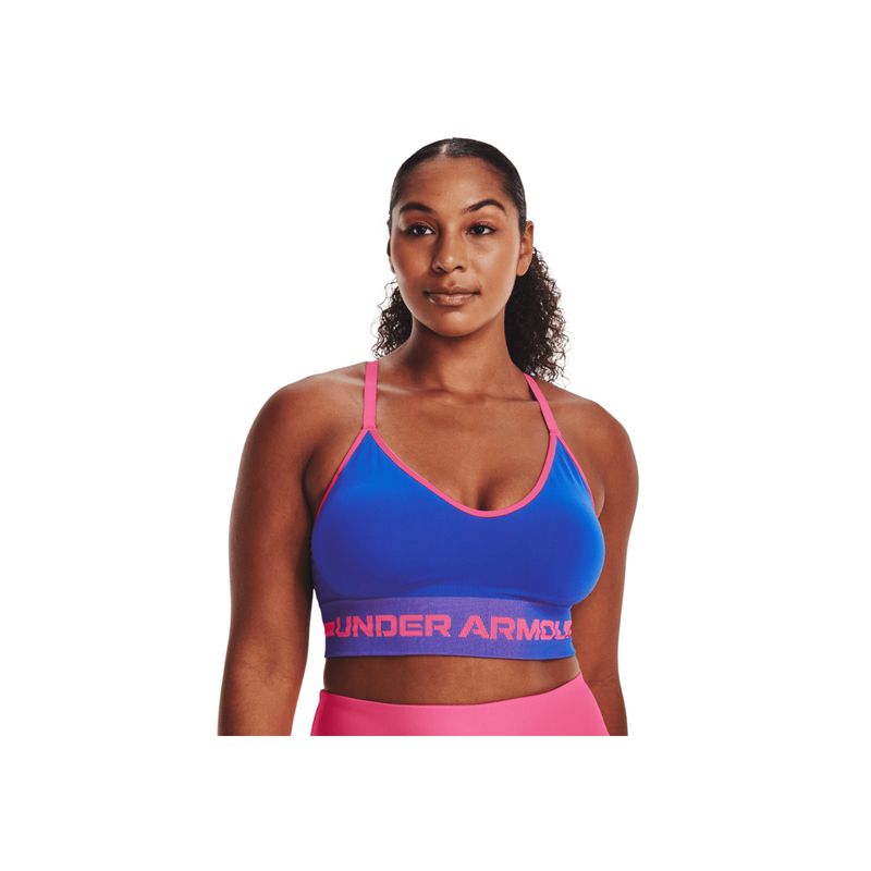UNDER ARMOUR - Sujetador Mujer Under Armour SEAMLESS LOW LONG Azul UNDER ARMOUR