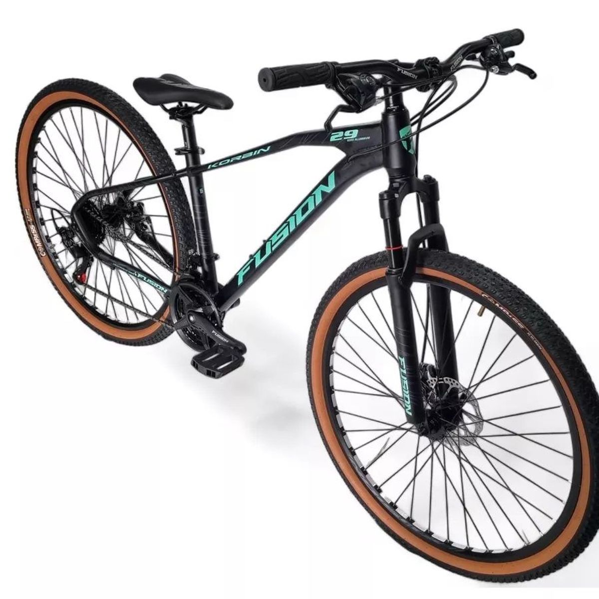 FUSION - Bicicleta Fusion Korbin Rin 29 Aluminio 24 Vel - Aguamarina