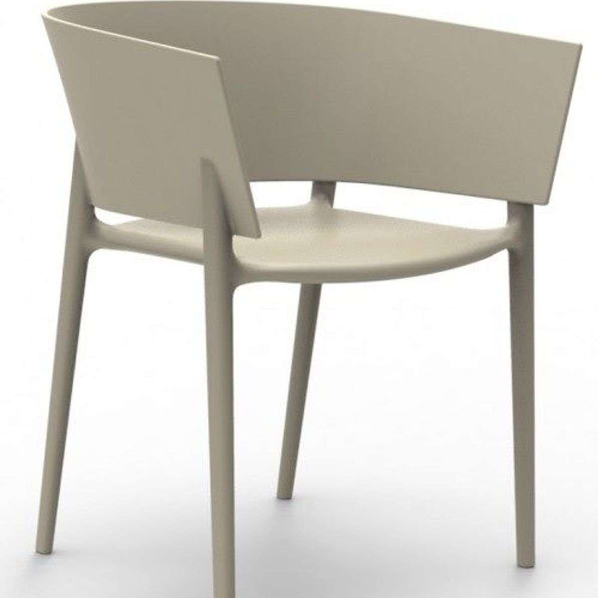 VONDOM - COMBO DE 2 SILLON ECRU AFRICA VONDOM EN POLIPROPILENO