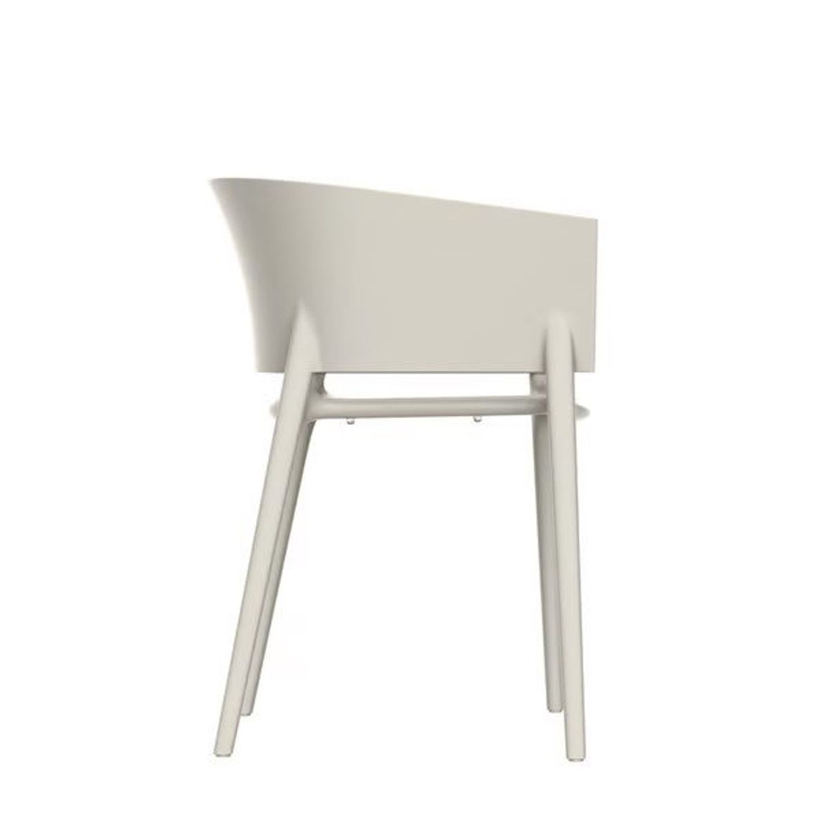 VONDOM - COMBO DE 2 SILLON ECRU AFRICA VONDOM EN POLIPROPILENO