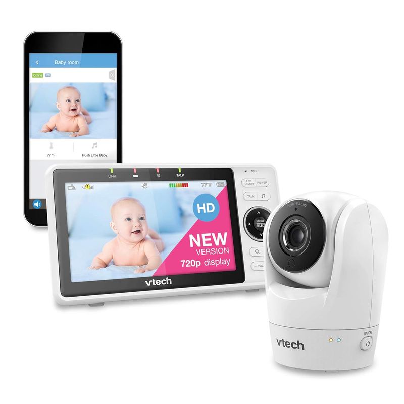 VTECH - Monitor De Video Vtech VM901HD Wifi Pantalla Lcd 5 De Bebè