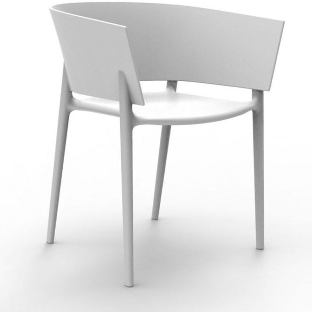 VONDOM - COMBO DE 2 SILLON BLANCO AFRICA VONDOM EN POLIPROPILENO