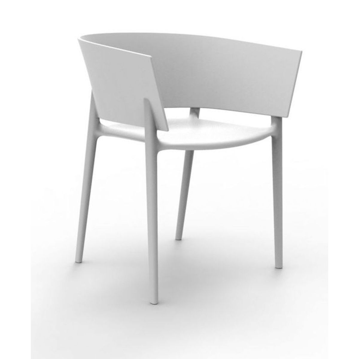 VONDOM - COMBO DE 2 SILLON BLANCO AFRICA VONDOM EN POLIPROPILENO