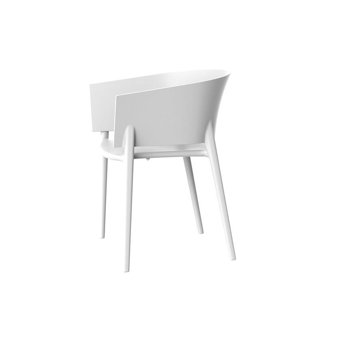 VONDOM - COMBO DE 2 SILLON BLANCO AFRICA VONDOM EN POLIPROPILENO