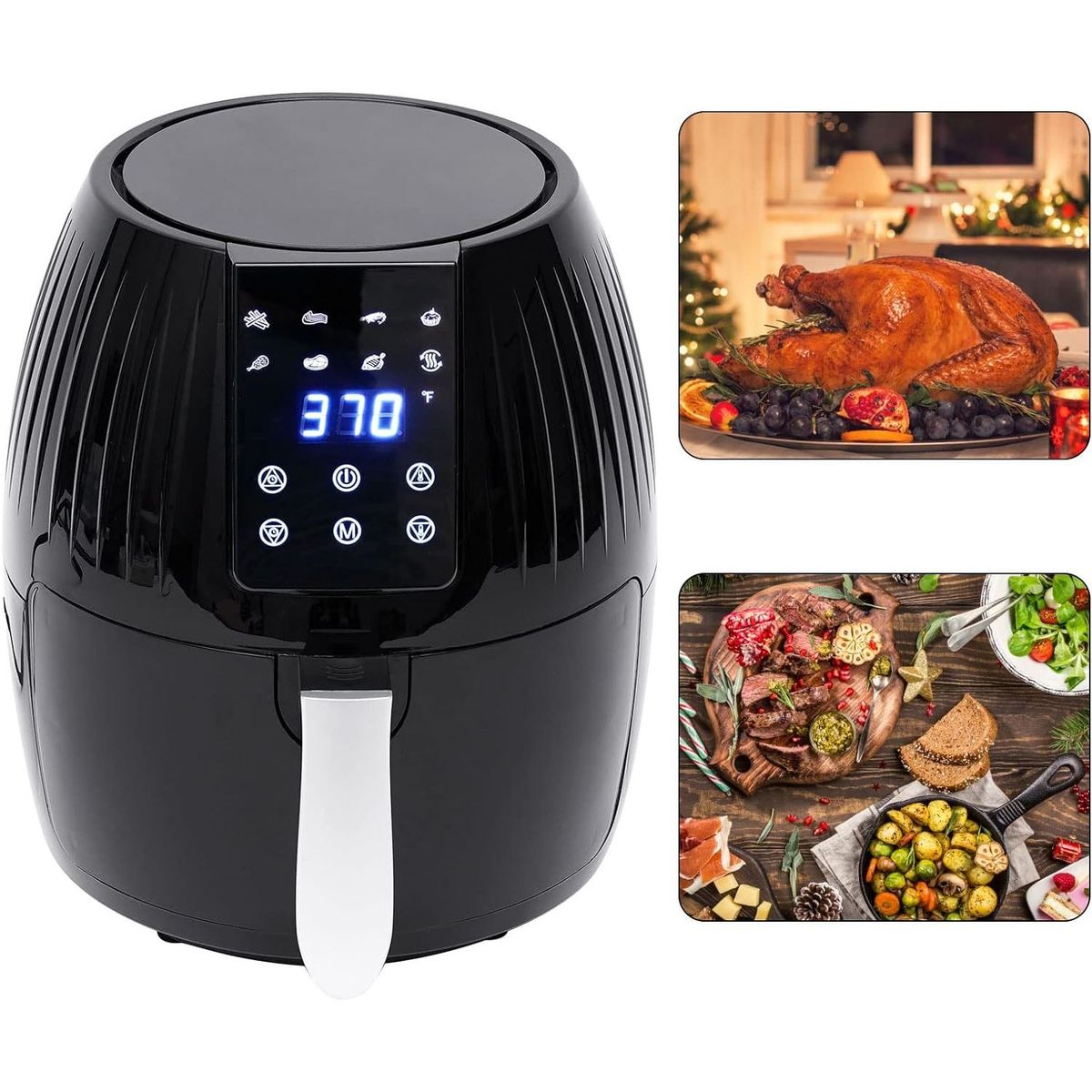 ONE PIXEL - Freidora de Aire 4,5 Litros Air Fryer Esential ONE PIXEL