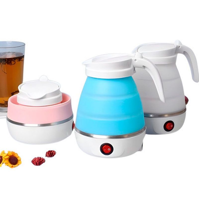 GENERICO - Calentador Hervidor De Agua Eléctrico Plegable Viaje 600ml