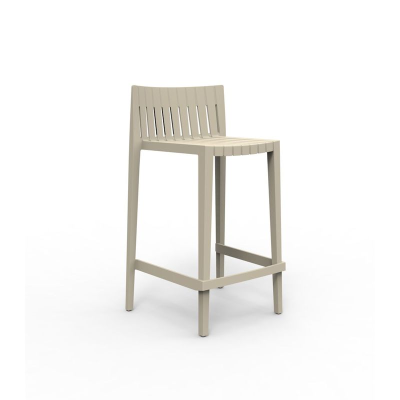 VONDOM - BUTACO BAJO SPRITZ ECRU VONDOM EN POLIPROPILENO