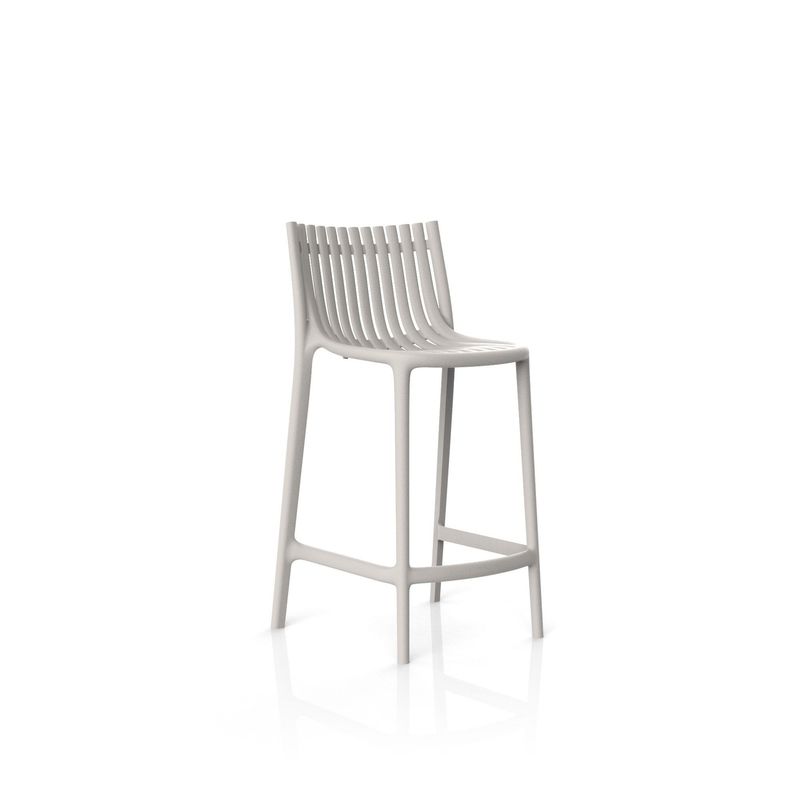 VONDOM - COMBO DE 2 BUTACO ECRU ALTURA 66CM IBIZA VONDOM EN POLIPROPILENO