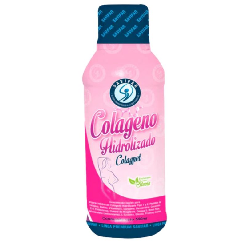 SAVIFAR - Colágeno Hidrolizado + Péptidos marino 500ml  Savifar