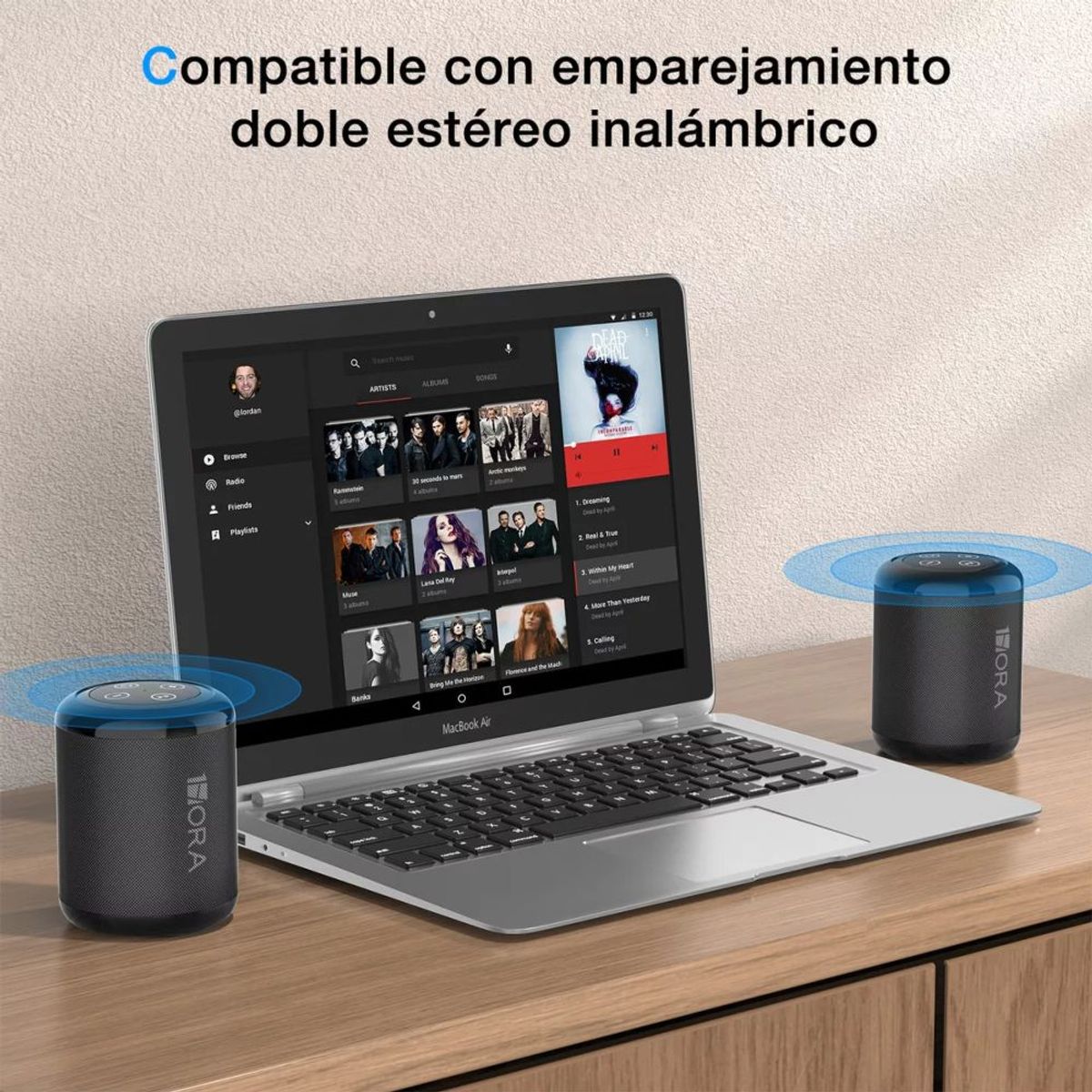GENERICO - Mini Parlante Portatil Recargable 7 Horas De Bateria Radiofm