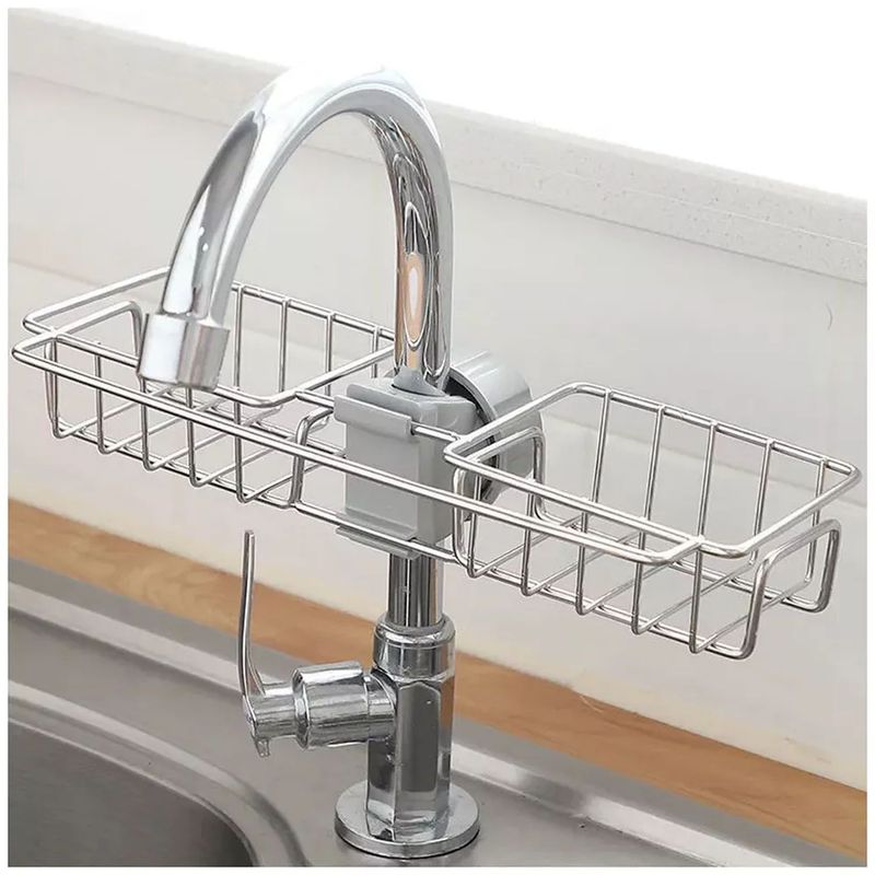ONE PIXEL - Estante Grifo Escurridor Esponjas Organizador Cocina
