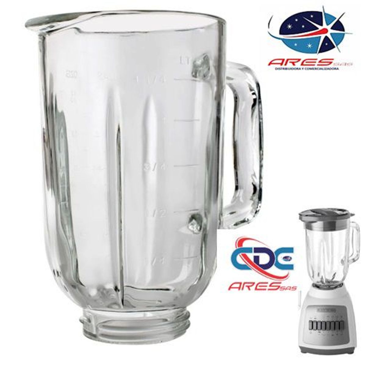 GENERICO - Vaso vidrio licuadora Black+DeckerDURAPROTURBOPRO