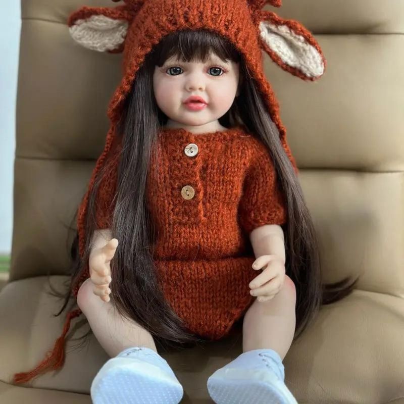 GENERICO - Muñeca Bebe Real Reborn Cuerpo Silicona - Renata