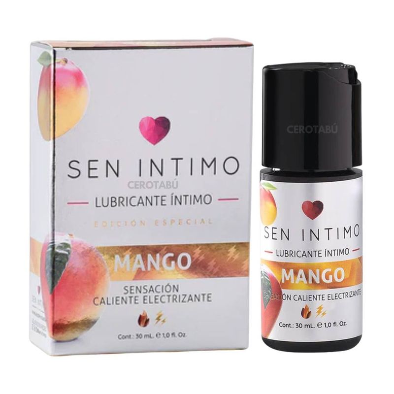 SEN INTIMO - Lubricante Electrizante Caliente Sen Intimo Mango 30 mL