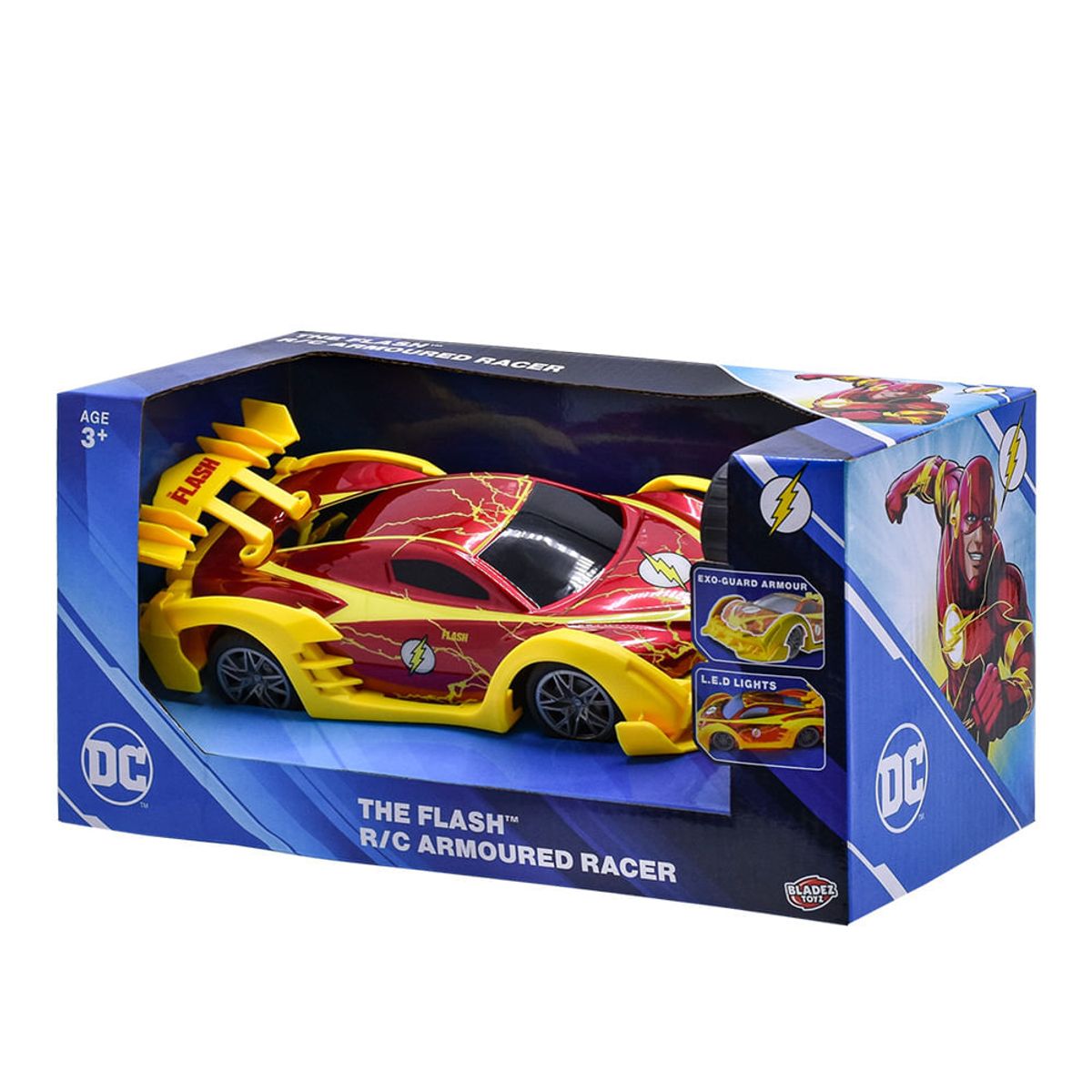 DC COMICS - Carro DC COMICS Control Remoto Flash