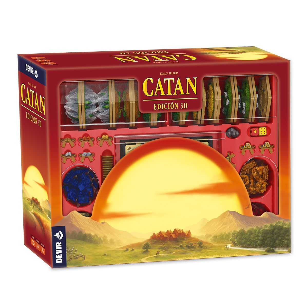 DEVIR - Juego de Mesa Catan 3D - Español - Devir