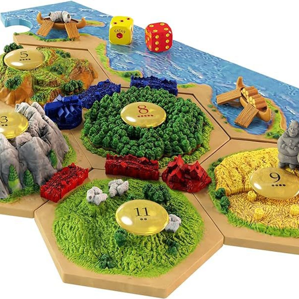 DEVIR - Juego de Mesa Catan 3D - Español - Devir