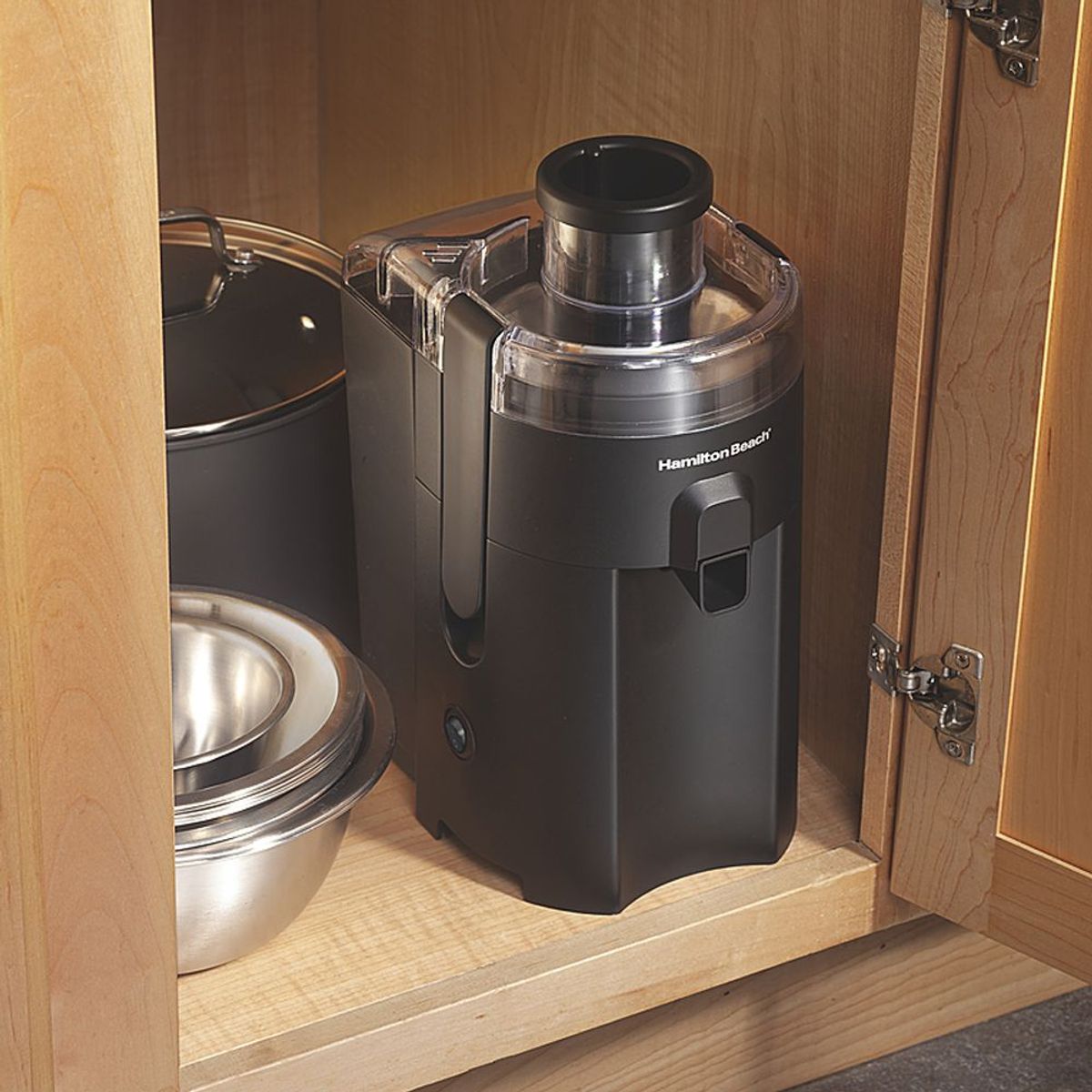 HAMILTON BEACH - Extractor De Jugos Compacto HealthSmart 67500 -Negro