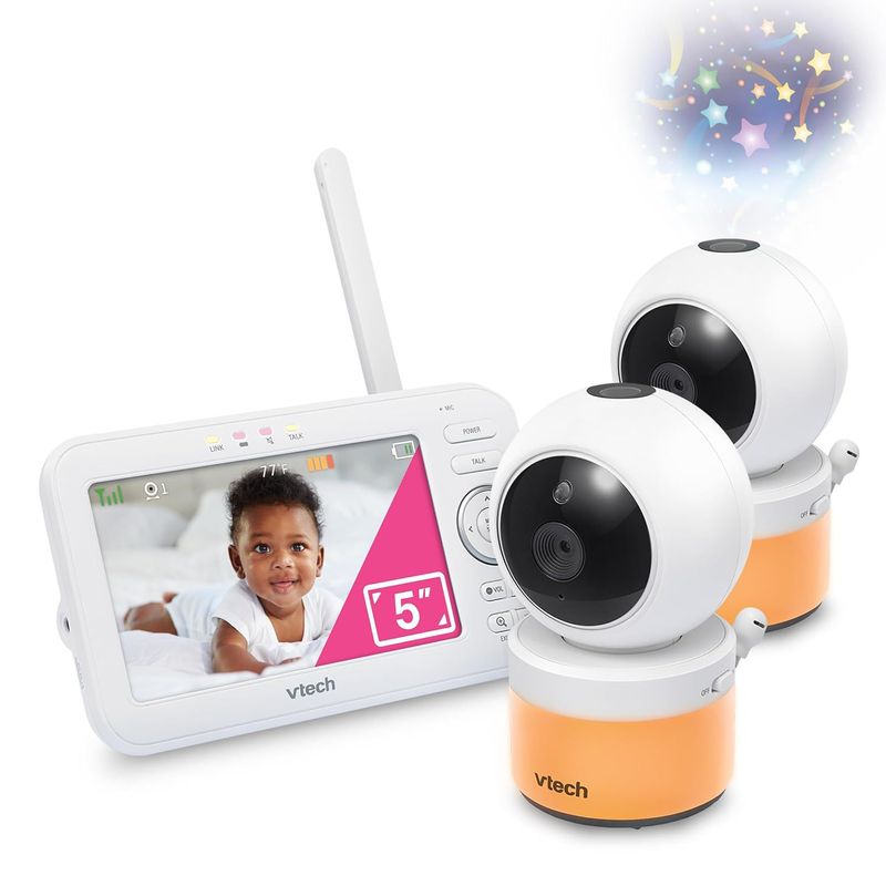 VTECH - Monitor De Video Vtech VM5463-2 Pant LCD 5 Pulg Para Bebe