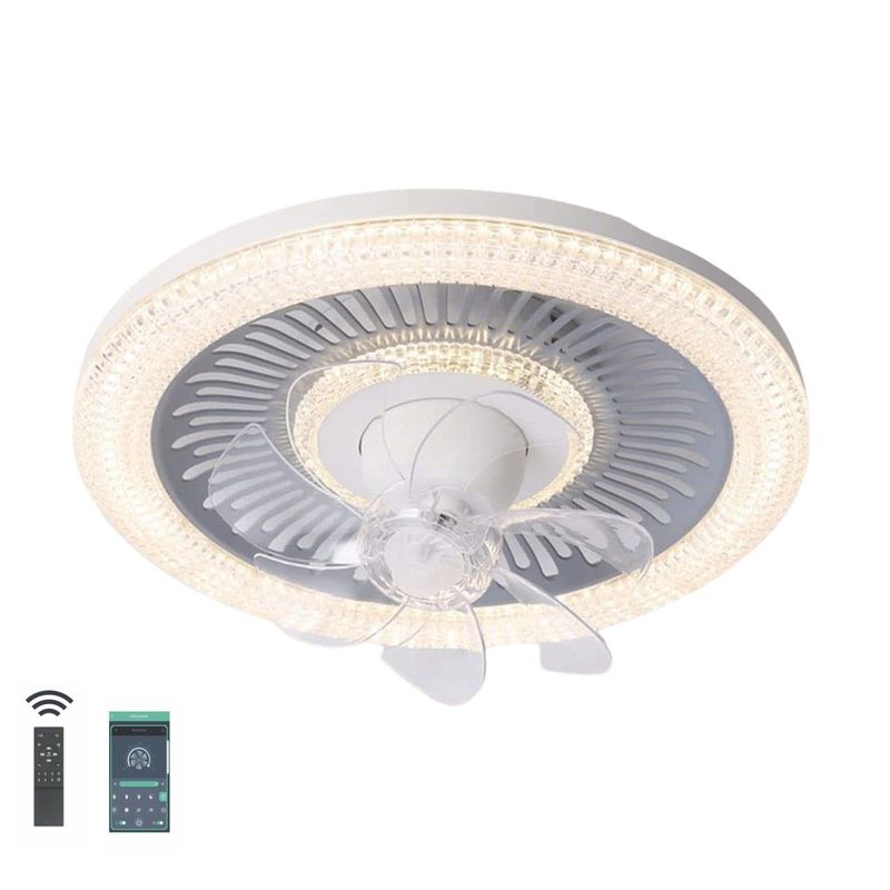 SANKEY - Ventilador de Techo con Luz Led con Control App de 18 PulgSankey