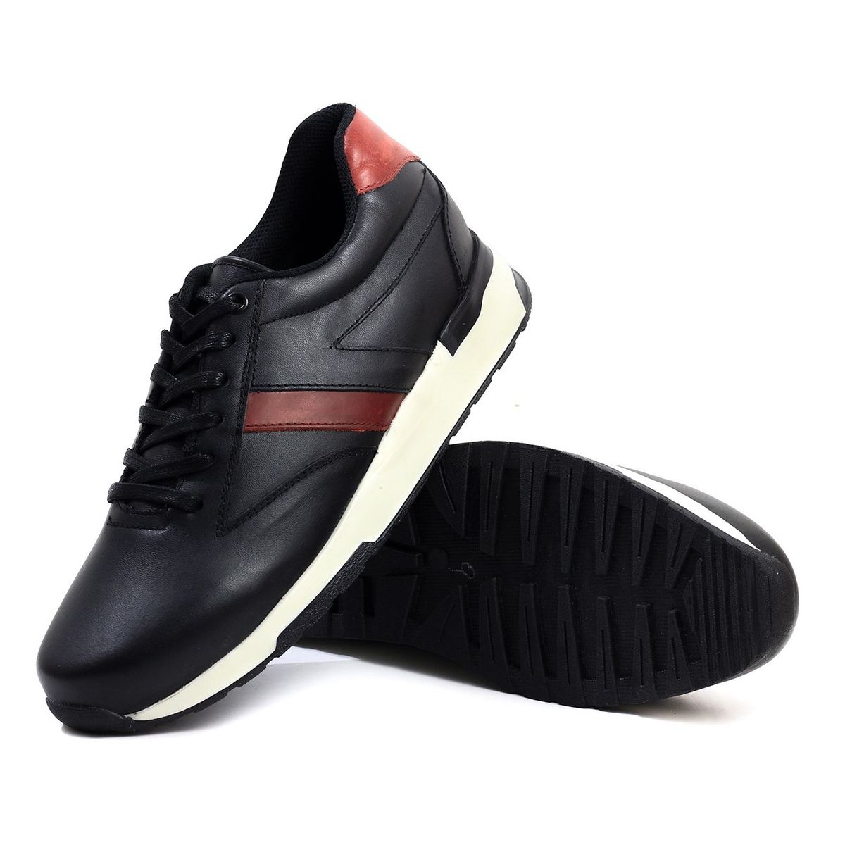 VILLABONR - Tenis Hombre Cuero VillabonR VA-3011 Negro