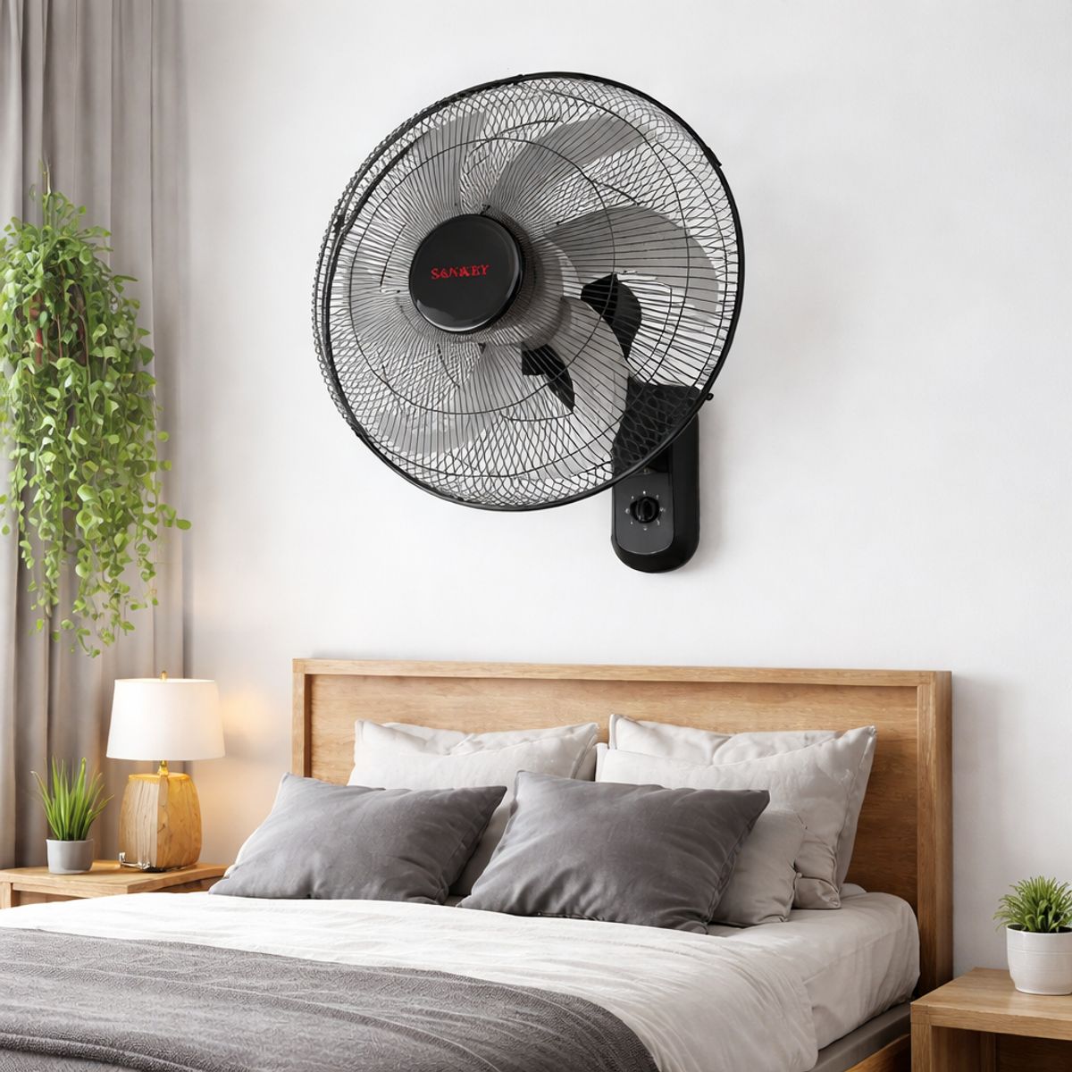 SANKEY - Ventilador de Pared Industrial ExtraTurbo de 18 Pulgadas 100W Sankey