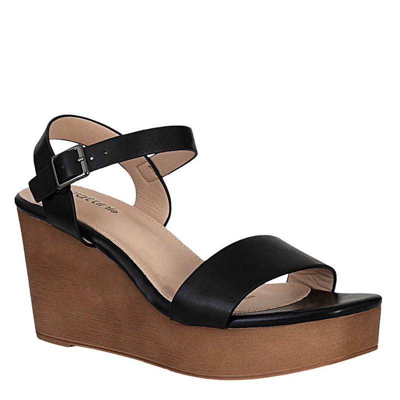 FRATTINI - Plataforma de Mujer marca FRATTINI en Color NEGRO   SAND3T8700-4