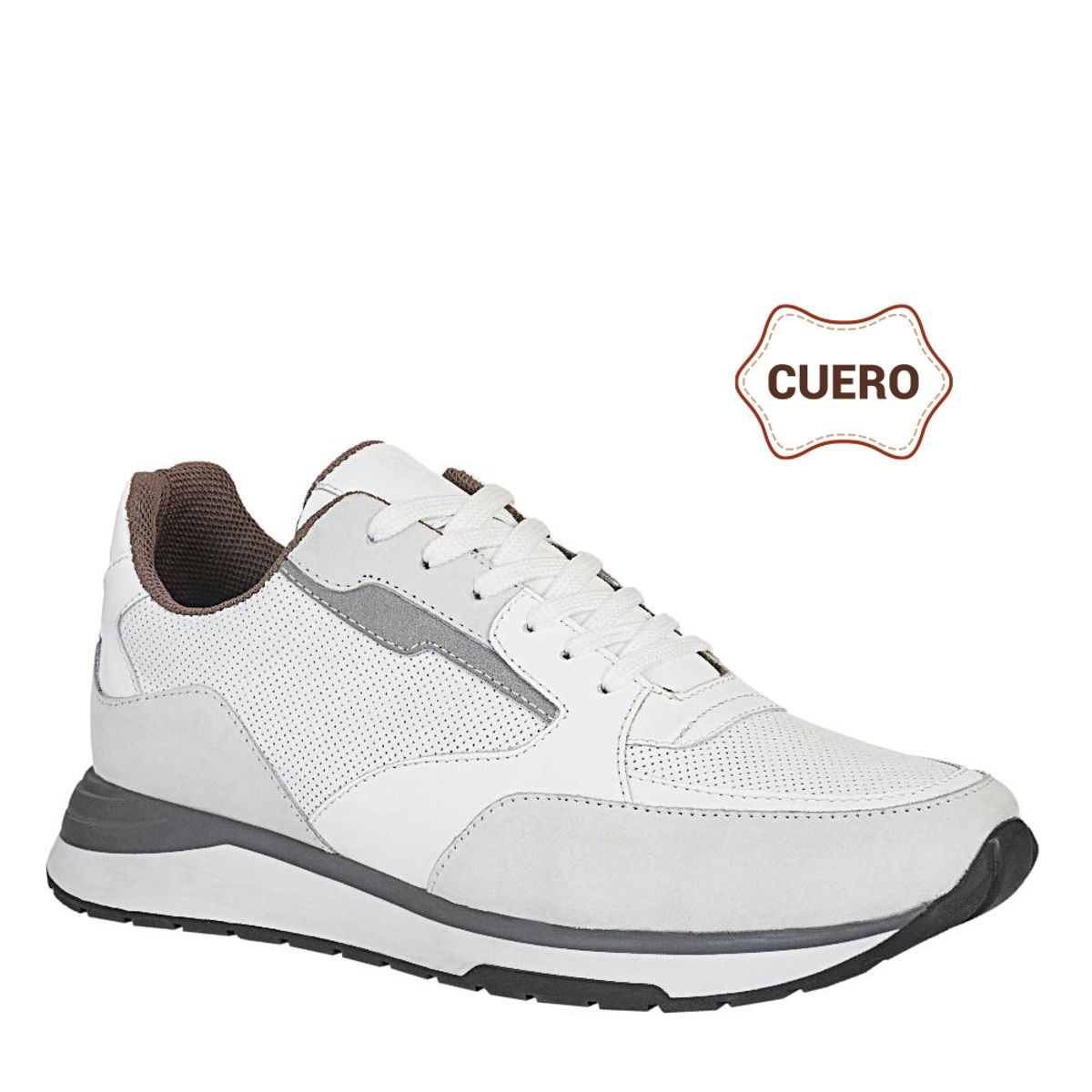 24 WALKS - Zap.c/cordon de Hombre marca 24 WALKS en Color BLANCO  / ZAP.EDUAR