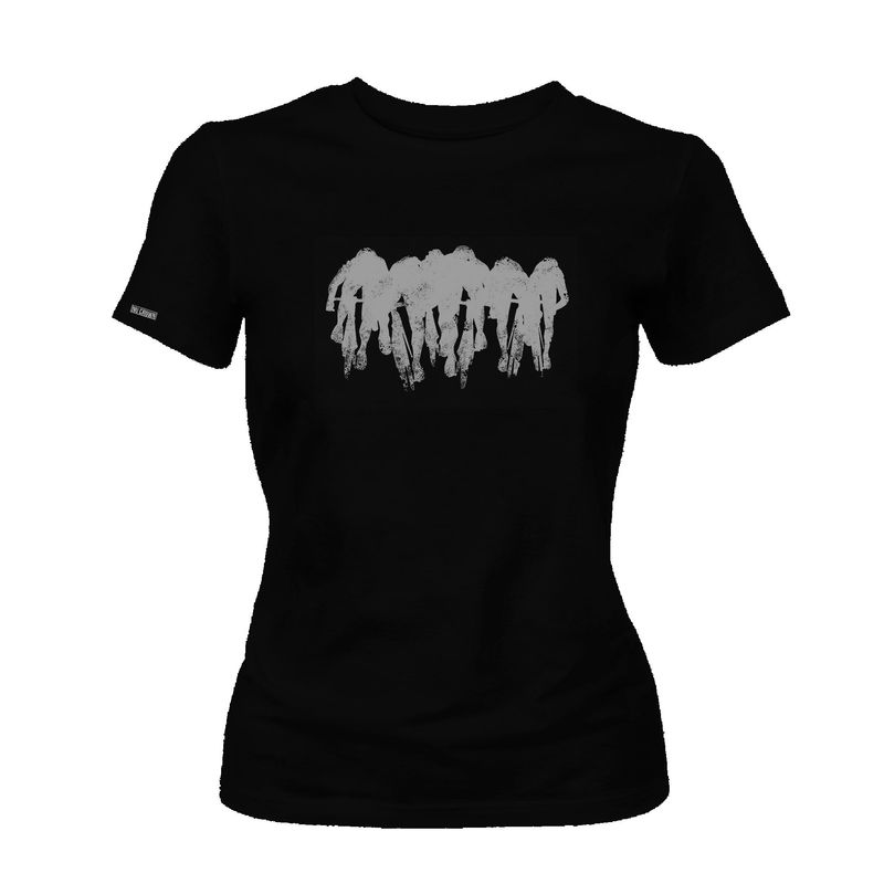 CREACIONES NU CROWN - Camiseta Silueta Ciclistas Dama mujer Original Nu Crown
