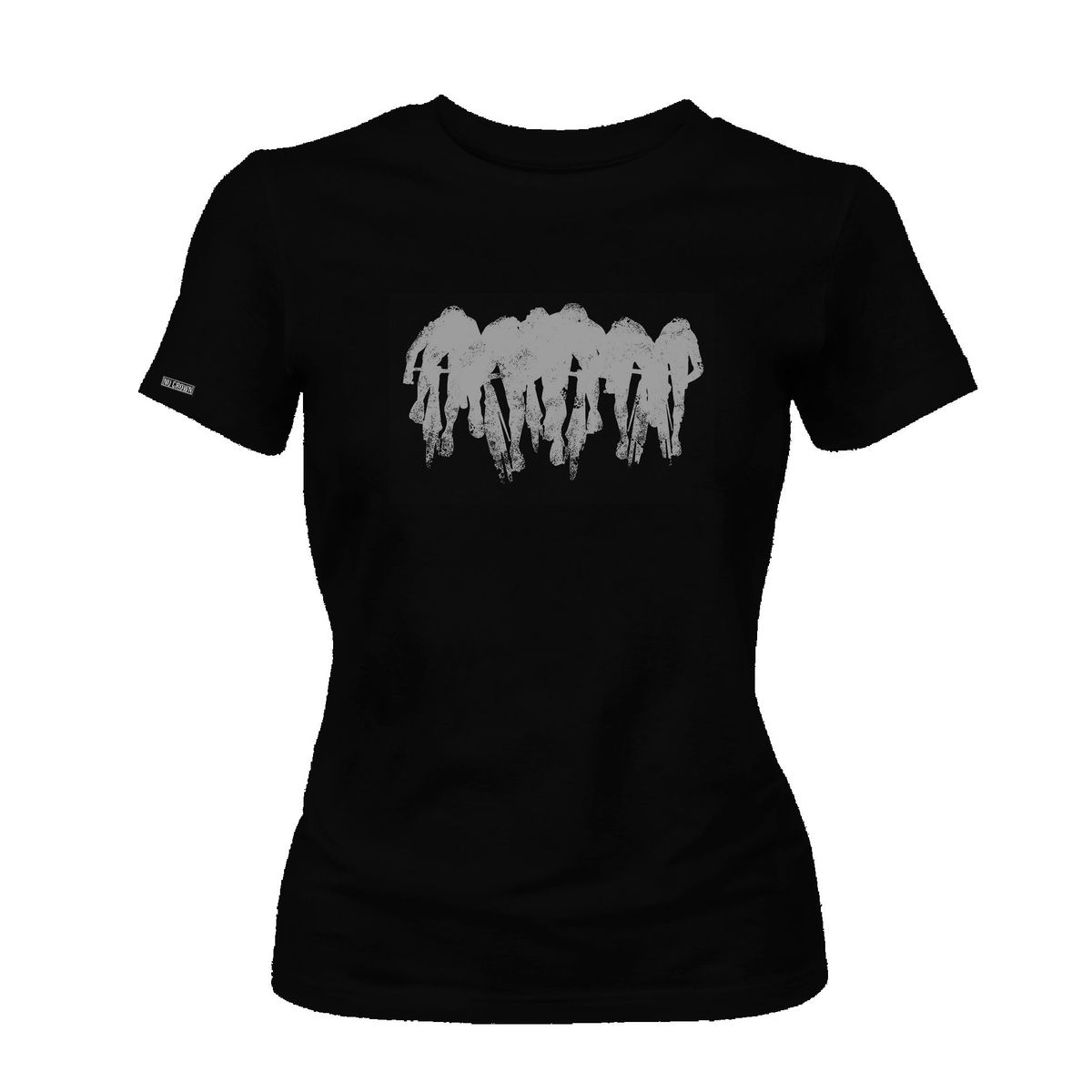 CREACIONES NU CROWN - Camiseta Silueta Ciclistas Dama mujer Original Nu Crown