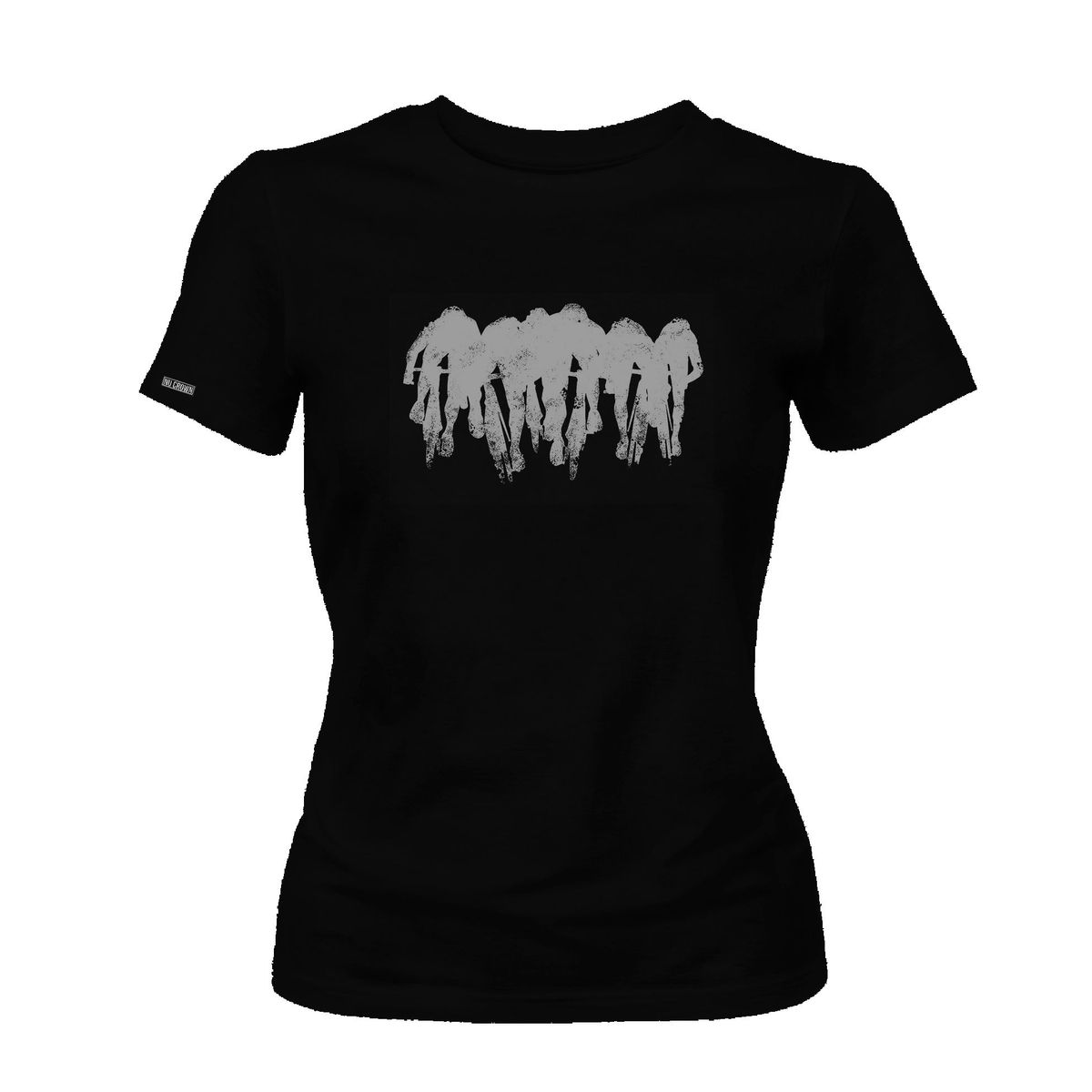 CREACIONES NU CROWN - Camiseta Silueta Ciclistas Dama mujer Original Nu Crown