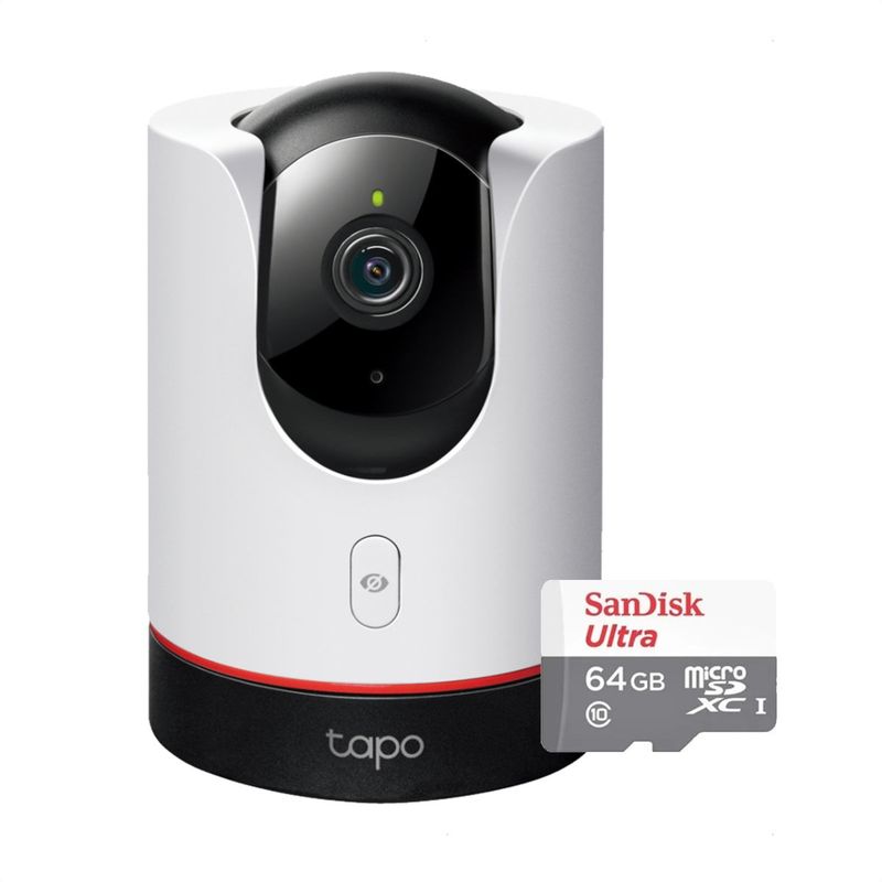 TP LINK - Tp-link Cámara Ip Wifi Robótica Tapo C225 + Micro SD 64GB