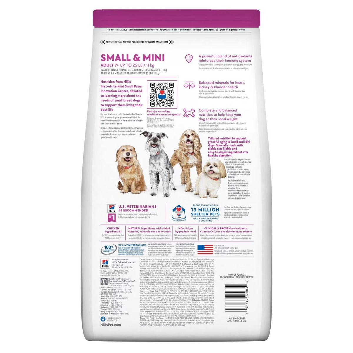 HILLS - Hills Science Diet Adult 7 Small & Mini Chicken Meal