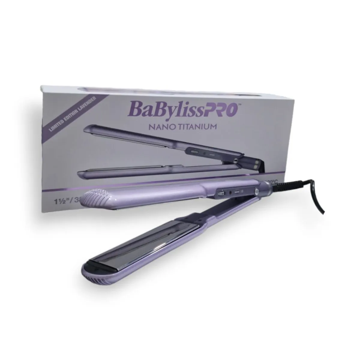 BABYLISS - Plancha de Cabello BabylissPro 1 1/2 pulgadas Lavanda profesional