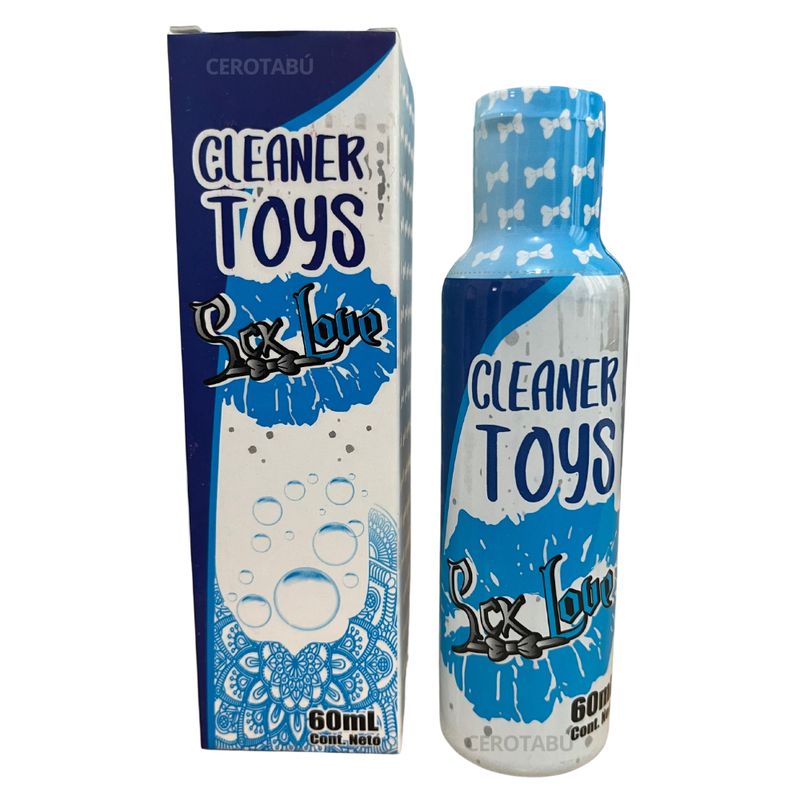GENERICO - Limpiador Desinfectante De Juguetes Sexuales Toy Cleaner x60 ml