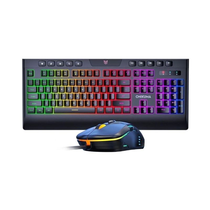 GENERICO - Kit Negro Teclado De Membrana G21 + Mouse CW902  Onikuma