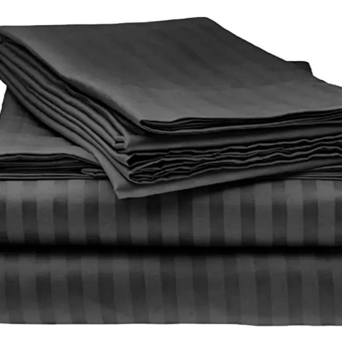 ZHOPI CO - Juego Sabanas Cama Queen Negro Mas 1 Almohada Aloe Viscoelastica