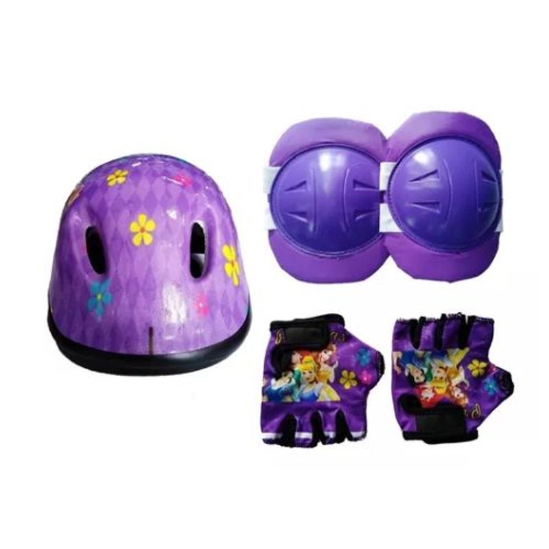 AFM - CASCO PARA BICICLETA NIÑOS MORADO