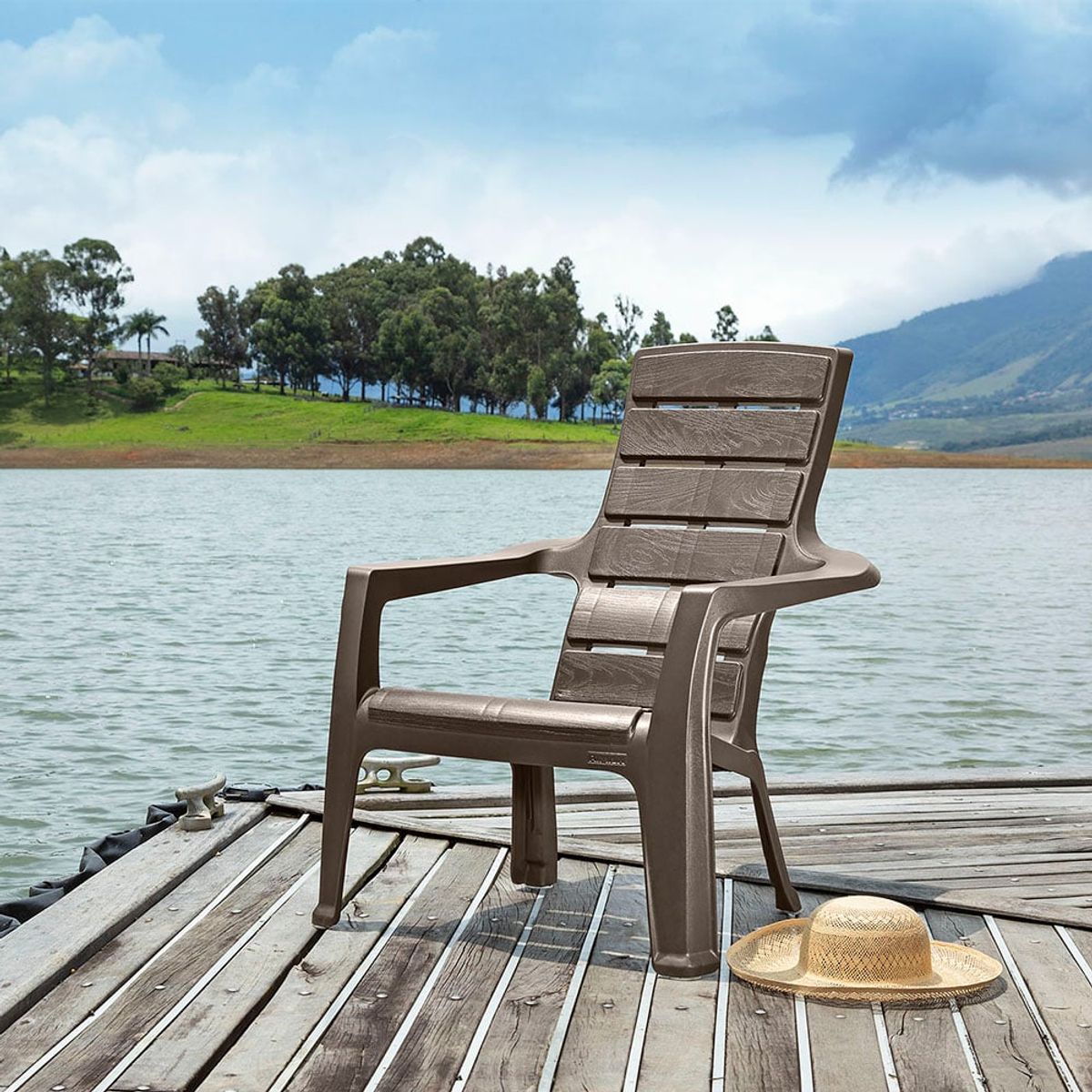 RIMAX - Combo Terraza Barú RIMAX - MOCCA (1 Mesa de Centro + 2 Sillas Playeras)