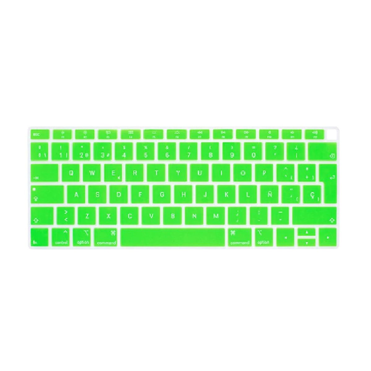 GENERICO - Protector de Teclado en TPU Ultradelgado Para Macbook Air 13 2018 a 2020 Chip M1 - Verde
