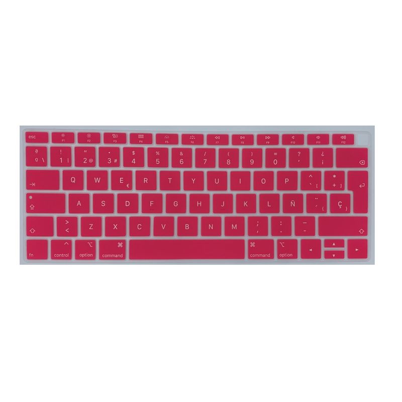 GENERICO - Protector de Teclado en TPU Para Macbook Air 13 2018 A 2020 - Rosado