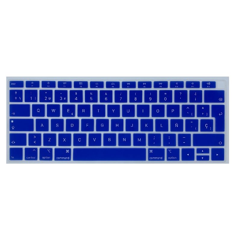 GENERICO - Protector de Teclado en TPU Para Macbook Air 13 2018 A 2020 - Azul
