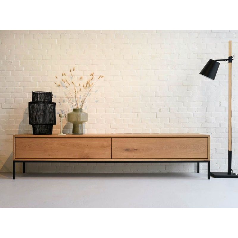 22 GRADOS DECORACION - Mesa Consola para Tv Shoom 200x40cm Roble 22Grados Decoracion